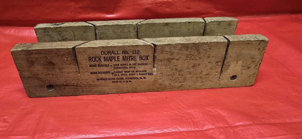 DURALL MITER BOX, VINTAGE $10