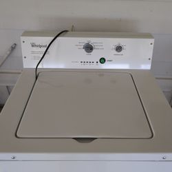 Whirlpool non-vended Commercial Washer with Porcelain  top  and lid.