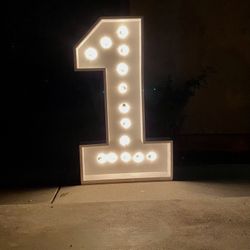 Number Marquee