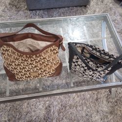 Michael Kors Purse And A Coach Bag