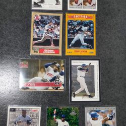 Lot Of 9 Baseball Cards