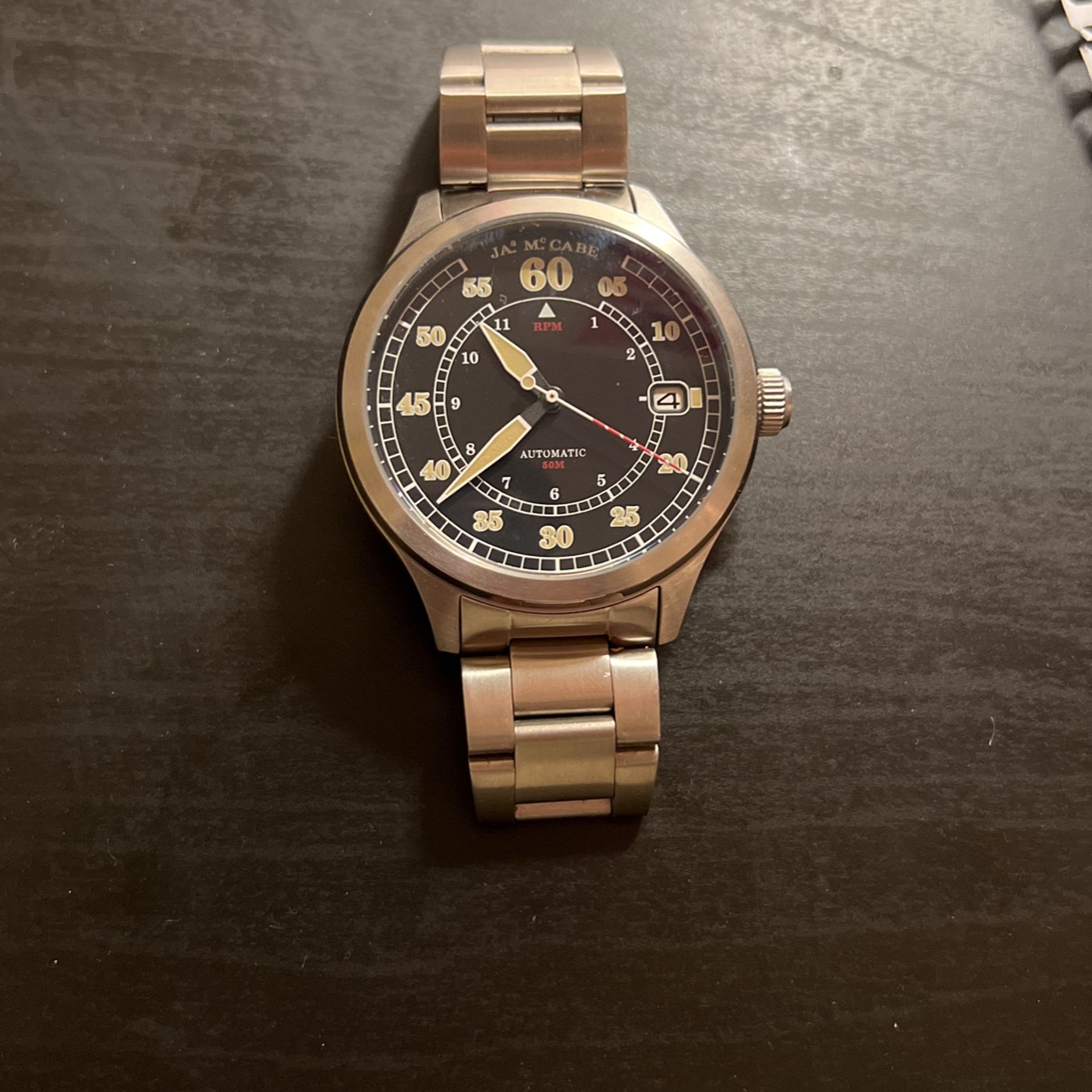 James McCabe Bobber Automatic Watch
