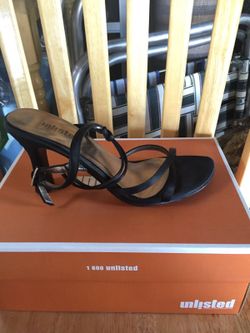 Unlisted strap heels size 8 black $20
