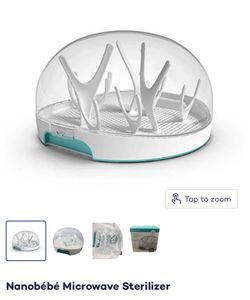 Baby Bottles Microwave Sterilizer Nanobebe