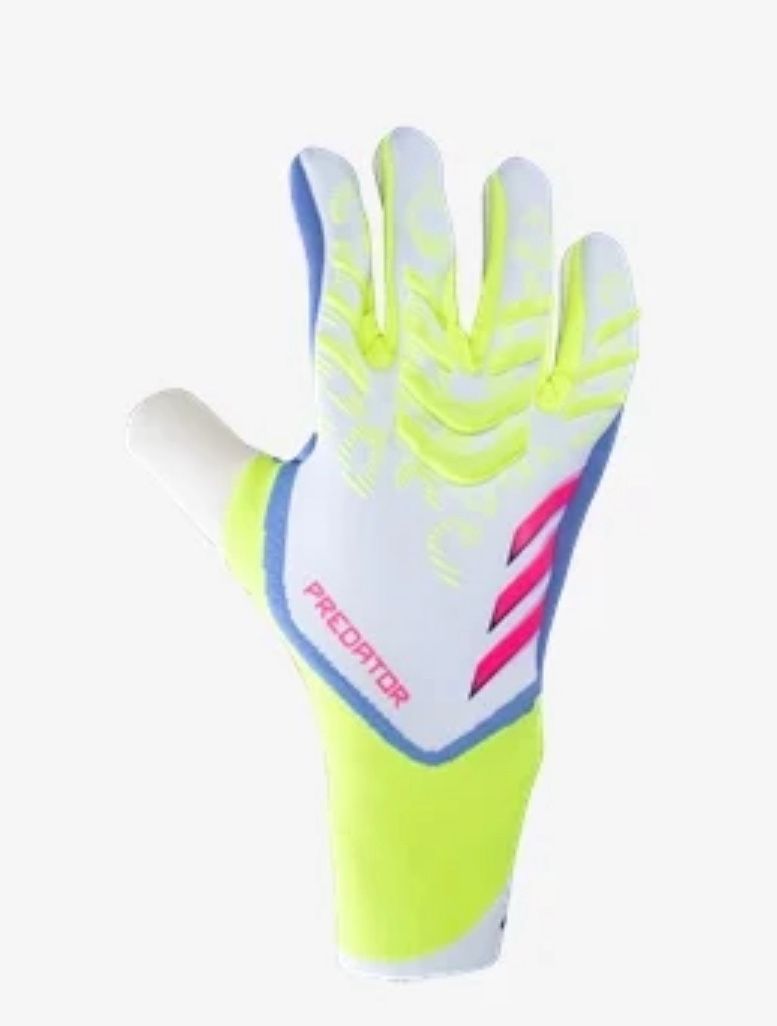 adidas Predator Pro Goalkeeper Gloves - White/Yellow