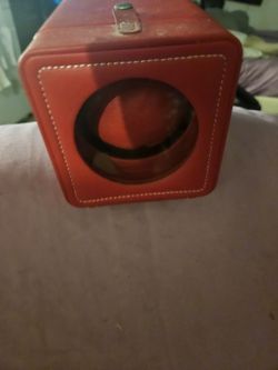 Red Leather Watch Winder Box