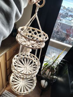 Large macrame plant holders