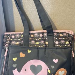 Diaper Bag And Bottles $5 