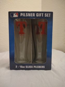 Boelter Brands 16oz Texas Rangers 2pk Pilsner Set
