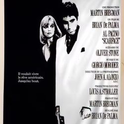 Scarface Credits Edition Behind The Classic Film To Fame Wall Tapestry 20"× 28"