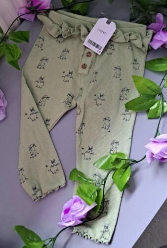 Baby Girl 18-24 Months BNWT NEXT Supersoft Ribbed Leggings