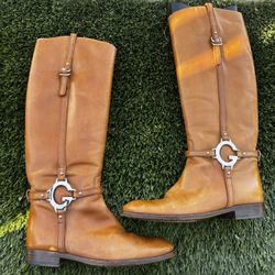 Gucci Authentic Tall Leather Riding with G Strap 
