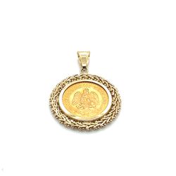 14kt Gold Bezel With Real 2 1/2 Pesos Gold Coin 172259 1