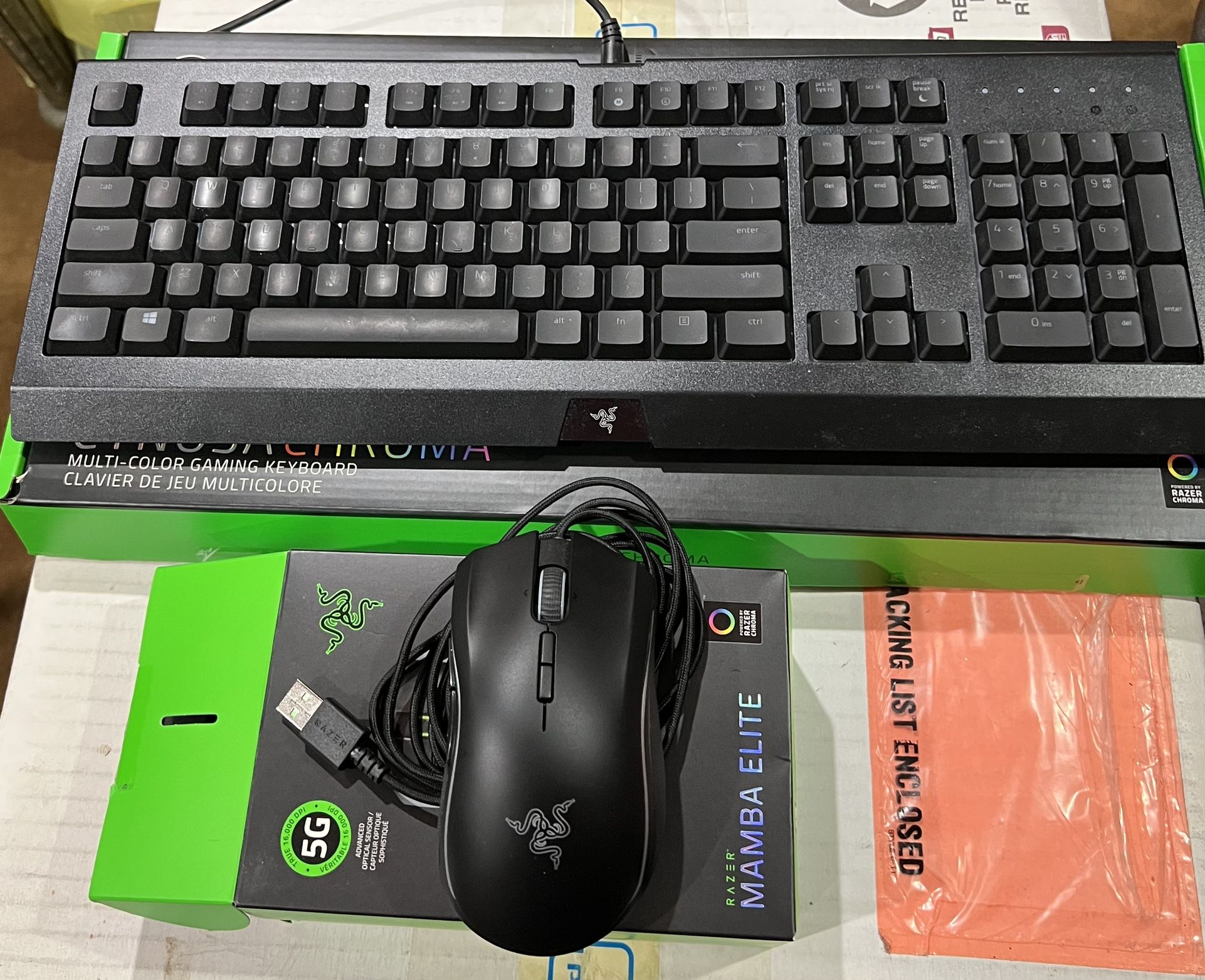 Razer Keyboard Mouse Combo