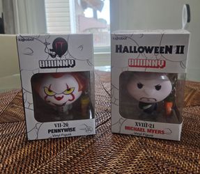 ​Kidrobot Bhunny Horror Vinyl Figures - Pennywise & Michael Myers