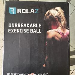 Rolaz Unbreakable Exercise Ball Yoga Stability Fitness Workout 