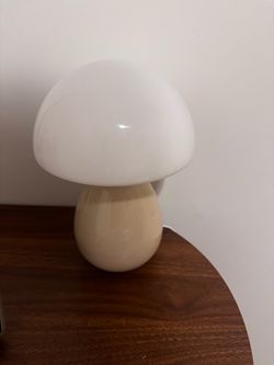 Two Mushroom Lamps