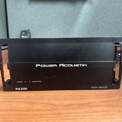 Power Acoustik RZR1-2500D car amplifier