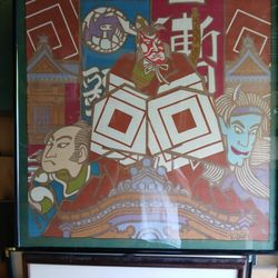 Clifton Karhu Fabric Wood Block Artist 35x35