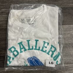 Men’s Violent Gentlemen Caballeros Violentos Shirt White Large 