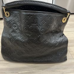 Black Leather Hobo Bag