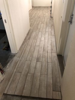 Tile work