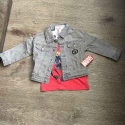 Marvel Spider-Man Jacket And Tee Shirt 