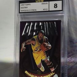1997-98 Topps Shaquille O’Neal Destiny  Lakers Hall Of Famer UCG NM-MT 8