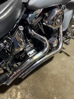 Chrome Motorcycle Exhaust Headers