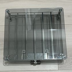 K cup Drawer Holder Glass & Stainless Steel Keurig