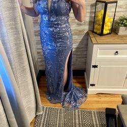 Blue Prom Dress