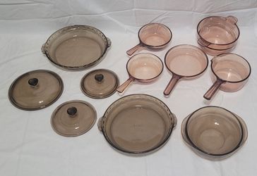 Assorted Vintage Corning VISION and PYREX Cookware