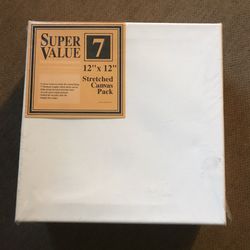 7 12 x 12 Art Canvases
