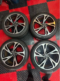 Audi OEM RS 20” rims and Pirelli tires like new .