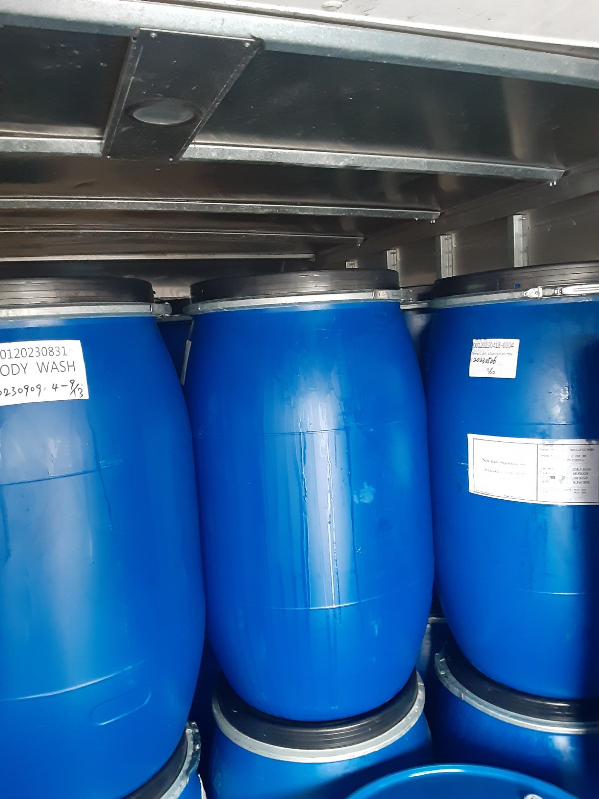 55 Gallon Plastic Barrel Removable Cover