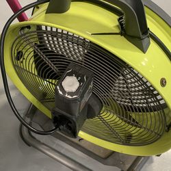 Ryobi drum fan