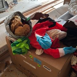 FREE: Santa And Rudolph lawn inflatables 