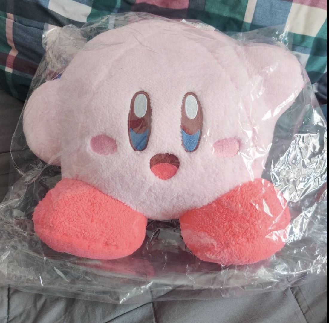 NEW! Hugtto Fuwa Mofu BIG Kirby Plush Doll