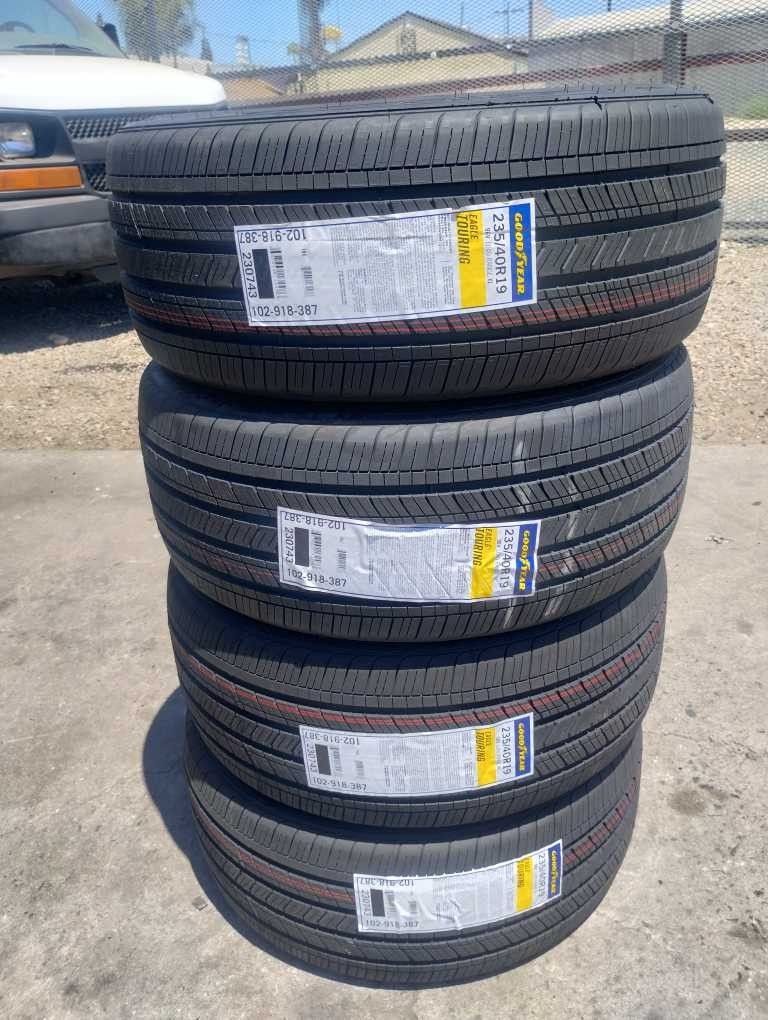 Tires New Goodyear Eagle Touring 235 40R19 $650×4 Install Mount And Balance