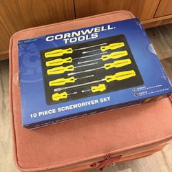 Cornwell 10-Piece Screwdriver Set– New in Box