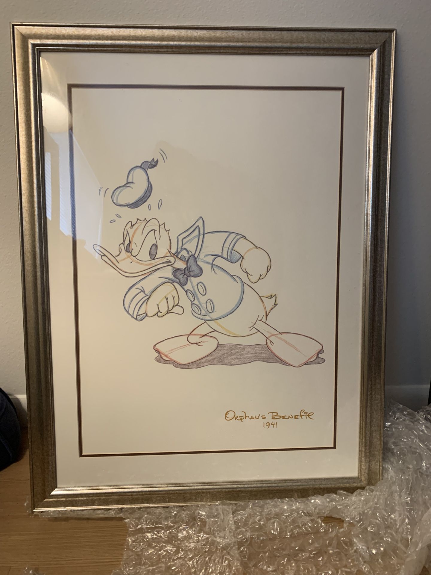 Disney Store Donald Duck Print