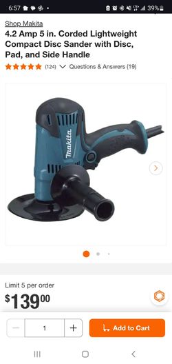 Makita Compact disk sander