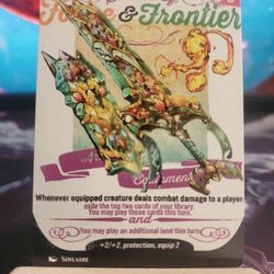 Magic The Gathering Custom Proxy Sword & Frontier 