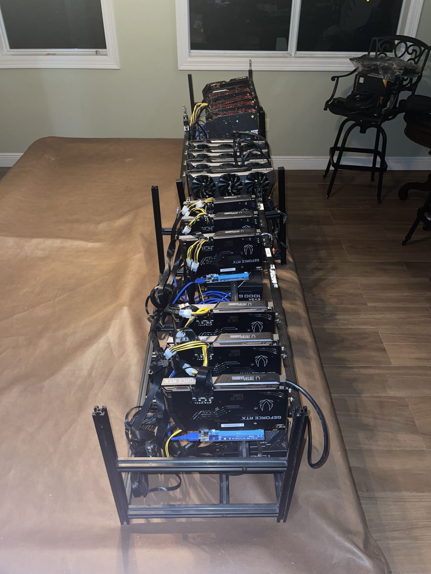 Crypto Mining Rig NVIDIA and AMD