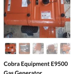 Cobra E9500 Gas/Electric Remote Start Generator
