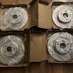 Brand New R1 Concept GEO SLOTTED ROTORS 