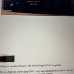 NAD C-368 Hybrid Digital Streamer/Amplifier