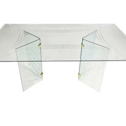 All Glass Antique Table