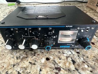 SHURE fp 33 audio mixer (no cord)