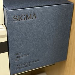 Sigma 14mm F1.4 DG Art Lens E Mount